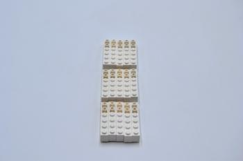 Preview: LEGO 15 x Dachstein invers weiÃŸ White Slope Curved 6x1 Inverted 42023 4160403