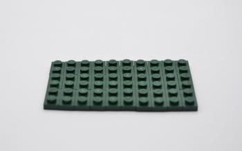 Preview: LEGO 30 x Basisplatte Bauplatte dunkelgrÃ¼n Dark Green Basic Plate 1x2 3023 