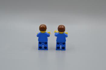 Preview: LEGO 2 x Figur Minifig Racers Kommentator jbl010 commentator aus Set 8672