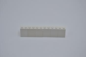 Preview: LEGO 6 x SchrÃ¤gstein 2x2x2 weiÃŸ white roof tile without Bbottom tube 3678 3678a