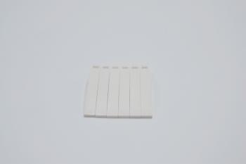 Preview: LEGO 6 x Dachstein gewÃ¶lbt weiÃŸ white brick w. bow 1x10 85970 4547368