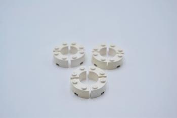 Preview: LEGO 12 x Brunnenstein weiÃŸ White Brick Round Corner 2x2 with Stud Notches 3063