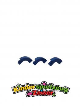 Preview: LEGO 3 x Halbbogen rund blau Blue Brick Arch 1x3x2 Curved Top 6005