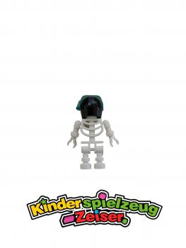 Preview: LEGO Figur Minifigur Minifigures Atlantis Skelett Skeleton Standard Skull gen031