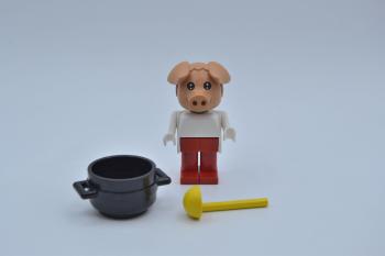 Preview: LEGO Set 3703 Fabuland Peter Pig the Cook ohne BA without instruction