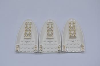 Preview: LEGO 3 x Rumpf weiÃŸ White Aircraft Fuselage Forward Bottom Curved 6x10 87611