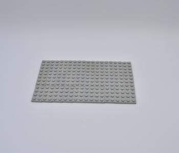 Preview: LEGO 30 x Basisplatte Bauplatte althell grau Light Gray Basic Plate 2x4 3020