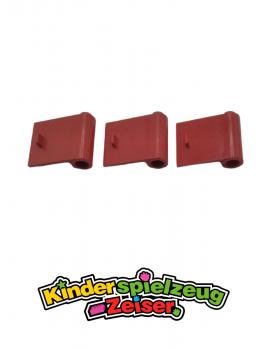 Preview: LEGO 3 x TÃ¼r TÃ¼rblatt rechts rot Red Door 1x3x2 Right with Thin Handle 3188a