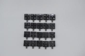 Preview: LEGO 20 x halbe Achse 2x2 schwarz black bearing element 4488 448826