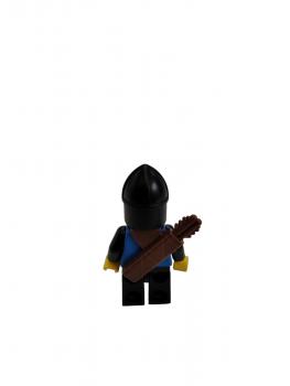Preview: LEGO Figur Minifigur Castle Black Falcons Kopf links Fehldruck rar selten cas101