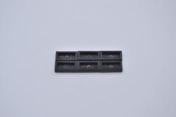 Preview: LEGO 6 x Kachel Fliese 1x2 bedruckt schwarz pfeil black tile with arrow 3069bp21
