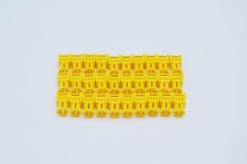 Preview: LEGO 30 x Achsverbinder gelb Yellow Technic Axle Connector with Axle Hole 32039