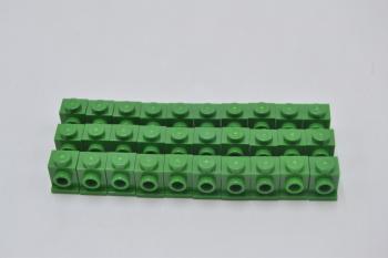 Preview: LEGO 30 x Konverter Lampenhalter grÃ¼n Green Brick Modified 1x1 Headlight 4070