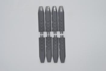 Preview: LEGO 8 x Propeller Rotor neues dunkelgrau Dark Bluish Gray Hinge Plate 1x3 30407