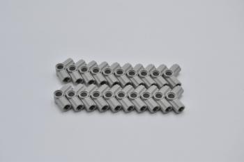 Preview: LEGO 20 x Verbinder althell grau Light Gray Technic Axle Pin Connector #5 32015