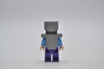 Preview: LEGO Figur Minifigur Minifiguren Minifigs Minecraft Steve Helmet and Amor min013