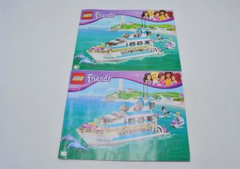 Preview: LEGO Set 41015 Friends Yacht mit BA Dolphin Cruiser with instruction