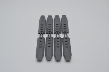 Preview: LEGO 8 x Propeller Rotor neues dunkelgrau Dark Bluish Gray Hinge Plate 1x3 30407