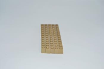 Preview: LEGO 10 x Basisstein Baustein dunkelbeige Dark Tan Basic Brick 1x6 3009