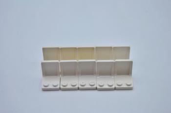 Preview: LEGO 10 x Sitz Stuhl Sitze weiÃŸ White Minifigure Utensil Seat Chair 2x2 4079