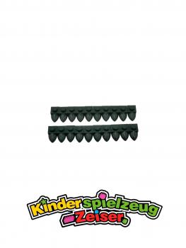 Preview: LEGO 20 x Platte spitz Zahn dunkelgrÃ¼n Dark Green Plate 1x1 Tooth Horizont 49668