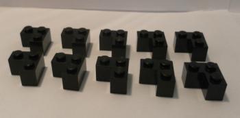 Preview: LEGO 10 x Eckstein Winkel Ecke 2x2 schwarz black corner brick 2357 235726