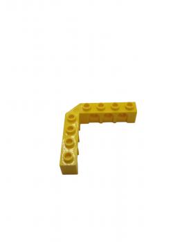 Preview: LEGO Winkel gelb Yellow Technic Brick 5x5 Right Angle 1x4-1x4 32555 