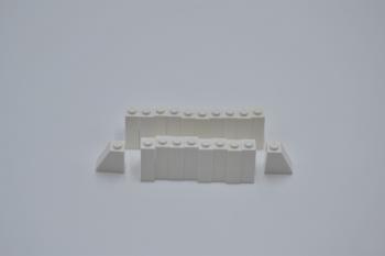 Preview: LEGO 20 x SchrÃ¤gstein weiÃŸ white roof tile 2x1x2 60481 4515370