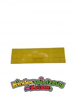 Preview: LEGO 30 x Fliese Kachel Platte gelb Yellow Tile 2x2 without Groove 3068a