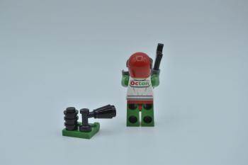 Mobile Preview: LEGO Figur Minifigur Octan Race Car Driver Octan cty435 aus Set 60024