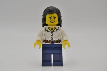 Preview: LEGO Figur Minifigur Minifigures Holiday & Event Christmas Female White hol027