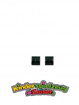 Preview: LEGO 2 x Platte Fliese Clip dunkelgrÃ¼n Dark Green Tile Modified 1x1 Clip 2555