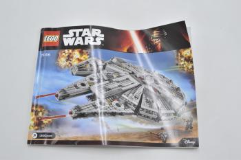 Preview: LEGO Set 75105 Star Wars Episode 7 mit BA Millennium Falcon with instruction