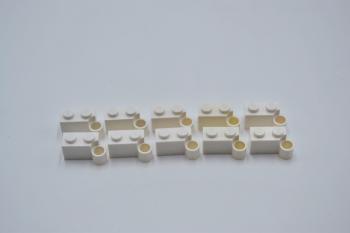 Preview: LEGO 10 x Scharnier Gelenkstein weiÃŸ White Hinge Brick 1x4 Swivel 3831