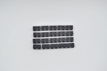 Mobile Preview: LEGO 20 x Technik Technic Lochstein schwarz 1x2 2 Löcher black hole brick 32000 