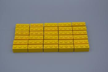 Mobile Preview: LEGO 30 x Basisstein Baustein Grundstein gelb Yellow Basic Brick 1x3 3622