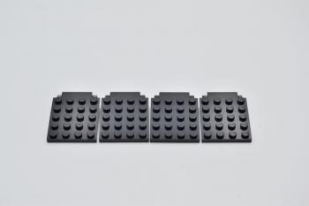 Preview: LEGO 4 x FalltÃ¼r Klappe schwarz Black Plate Modified 4x5 Trap Door Hinge 30042