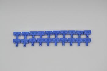 Mobile Preview: LEGO 20 x Technik Stein 1x2 mit Pin blau blue technic brick with pin 2458 245823