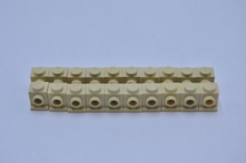 Preview: LEGO 20 x Konverter Lampenhalter beige Tan Brick Modified 1x1 Headlight 4070