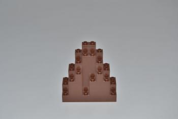 Preview: LEGO 1 x Fels Mauer rotbraun Reddish Brown Rock Panel 3x8x7 Triangular 6083