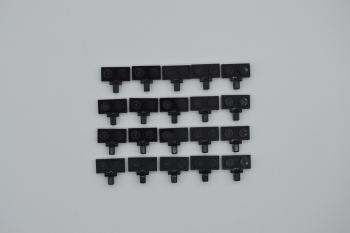 Preview: LEGO 20 x Scharniere 1x2 1 Finger schwarz black hinge 44567 4185620