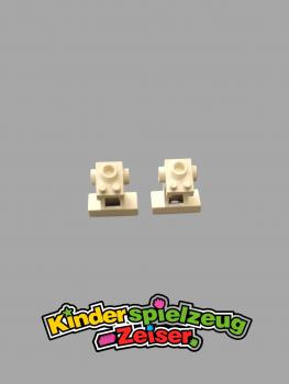 Preview: LEGO 2 x Lenkstand Kontrollpult weiÃŸ White Minifigure Utensil Control Panel 2342