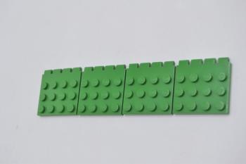 Preview: LEGO 4 x Schanierplatte Autodach grÃ¼n Green Hinge Vehicle Roof 4x4 4213