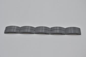 Preview: LEGO 10 x Bogen neues dunkelgrau Dark Bluish Gray Slope Curved 4x1 Double 93273