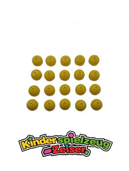 Preview: LEGO 20 x Rundstein Kuppel gelb Yellow Brick Round 2x2 Dome Top Hollow Stud 553