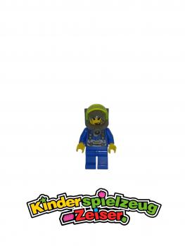 Preview: LEGO Figur Minifigur Minifigures Rock Raiders Jet Trans-Neon Green Visor rck004