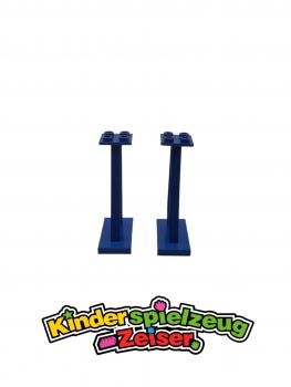 Preview: LEGO 2 x Pfeiler blau Blue Support 2x4x5 Stanchion Inclined 5mm Posts 4476b