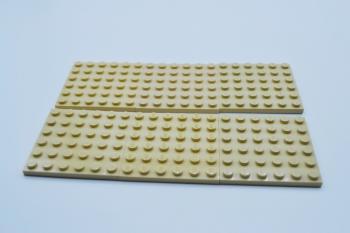 Mobile Preview: LEGO 6 x Basisplatte 6x6 beige tan basic plate 3958 4125217
