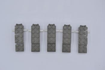 Preview: LEGO 5 x Motor alt dunkelgrau Dark Gray Pullback Motor 6x2x1 2/3 41861c01