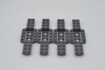 Preview: LEGO 4 x Fahrgestell neues dunkelgrau Dark Bluish Gray Base 4x12x3/4 52036